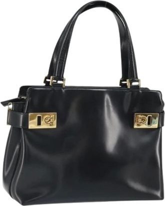 Ferragamo Pre-owned Handbags, female, Black, Size: ONE SIZE Pre-owned Hand Bag
