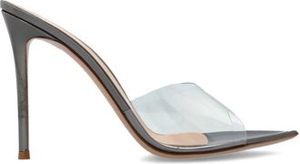 Gianvito Rossi Hakmuiltjes Elle - Dames - Muiltjes - Grijs - 35 EU - Leer - Schoenen