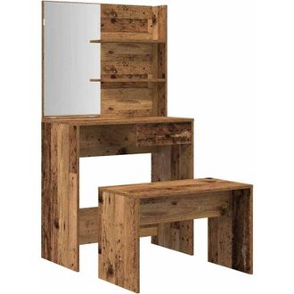 vidaXL Tocador De Madera Antigua De Ingenier&iacute;a Vidaxl