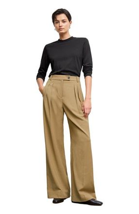 M.M.LaFleur Raquel Organic Pima Cotton Long-Sleeve Tee in Black at Nordstrom, Size X-Large