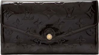 Louis Vuitton Red Monogram Vernis Sarah Nm Wallet (Authentic Pre-Loved)