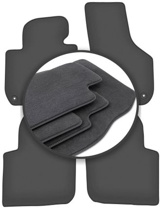 OEM Alfombrillas Premium Para Skoda Superb Ii Long Sedan, Station Wagon (2008-2015)