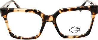 Harley-Davidson HD50107 Tortoiseshell Acetate Eyeglasses - Brown