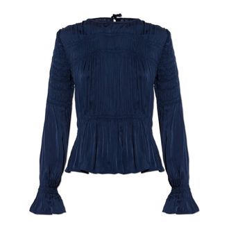 By Malene Birger Blouses, female, Blue, Size: XS Ovas Top