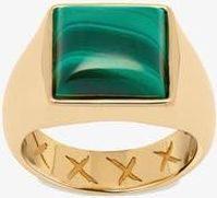Yoj Malachite Pinki Ring In Gold in Gold/green at Nordstrom