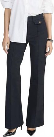 Frame Denim Reboot Sculpted Seam Trouser In Navy