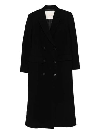 Jucca double-breasted coat - Black