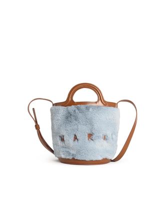 Marni Tropicalia Zwei -Ton -Lear -Mischtasche