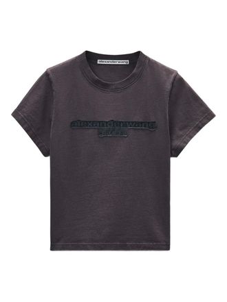 Alexander Wang T-shirt met borduurwerk - Zwart