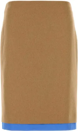 Miu Miu Beige Camel Skirt