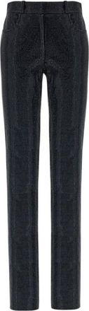 Ferragamo Crystal Embellished Trousers, Brand Size 38 ( US Size 4 )