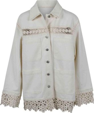 Sea New York Crochet embroidered jacket