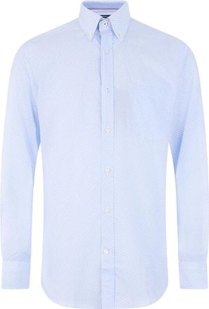 Paul & Shark Lange Mouwen Shirt - Heren - Casual Overhemden - Blauw - S - Katoen - Overhemden