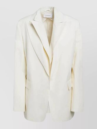Sportmax tailored jacket buttoned cuffs flap pockets