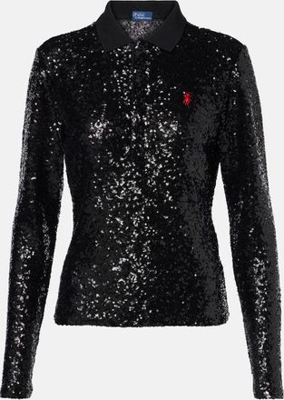 Polo Ralph Lauren Sequined polo shirt
