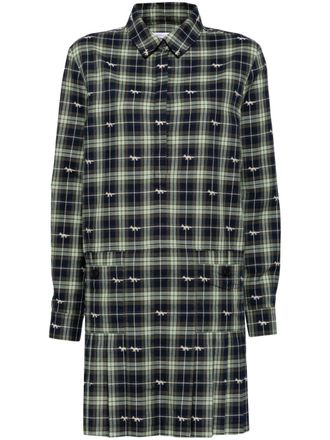 Maison Kitsuné Chemisier Shrunken - Verde