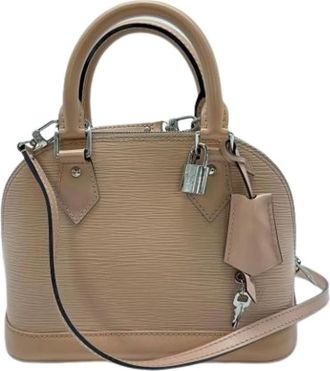 Louis Vuitton Pre-owned Handbags, female, Beige, Size: ONE SIZE Pre-owned Vintage Handbag