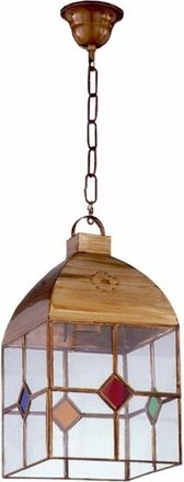 Fabrilamp Colgante Granadino regulable bronce/dorado D16