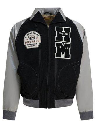Human Made Satin Varsity Bomber Jacket