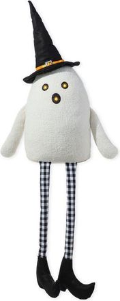 Glitzhome 5ft Halloween Lighted Fabric Ghost Shelf Sitter in White at Nordstrom, Size Large