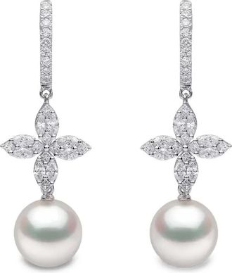 Yoko London Orecchini Glitz con perle e diamanti - Argento