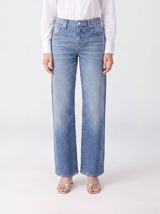 7 For All Mankind Mid-Rise Wide-Leg Jeans in Denim