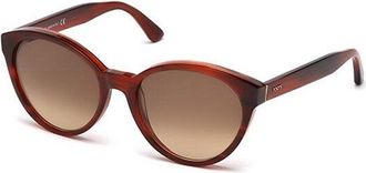 Tod's TO0147 68F Womens Sunglasses Red Size 57