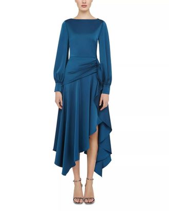 Theia Florence Handkerchief Dress In Poseidon