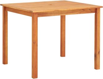 vidaXL Mesa De Jard&iacute;n Madera Maciza De Acacia 88x88x74 Cm Vidaxl