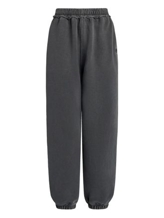 12 Storeez drawstring-cuffed track pants - women - Cotton - M - Grey
