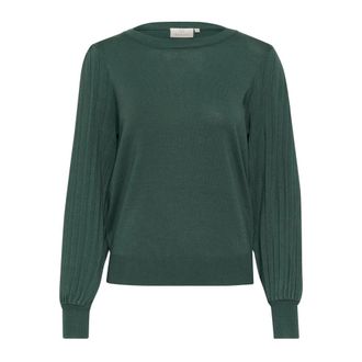 Kaffe Dames, Truien, Groen, Maat: 2XL