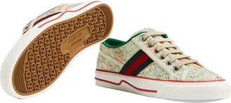 Gucci (WMNS) Liberty of London x Gucci Tennis 1977 Floral - Mint Green 606110-2I410-3960
