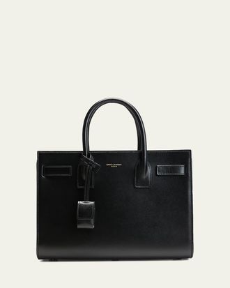 Saint Laurent Sac De Jour Baby Top-Handle Bag in Smooth Leather