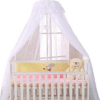 OEM 1 Moustiquaire, Support R&eacute;glable Sans Per&ccedil;age, Protection Insectes, Pour Lit B&eacute;b&eacute;