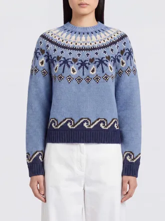 Alanui Maglia girocollo in lana vergine con motivo etnico jacquard