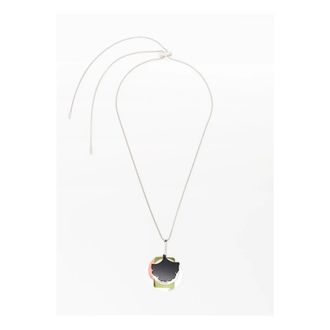 Plan C Ginkgo Biloba Coulisse Necklace - female - PLAN C - Necklaces - Multicolor - ONE SIZE - Accessories