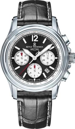 Revue Thommen Chronograph Watch 16041.6337 - Heren - Horloges - Zwart - ONE Size - Accessoires