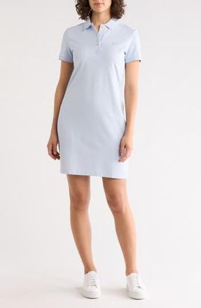 Lacoste Stretch Cotton Polo Dress in Phoenix Blue at Nordstrom Rack, Size 32