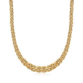 Ross-Simons 18kt Yellow Gold Byzantine Necklace