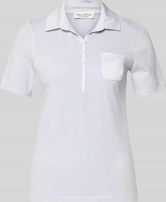 Marc O'Polo Regular Fit Poloshirt aus reiner Baumwolle in Hellblau, Gr&ouml;&szlig;e XXL