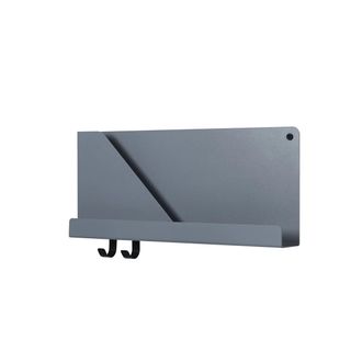 MUUTO Folded Shelves 51 x 22 cm, blau-grau