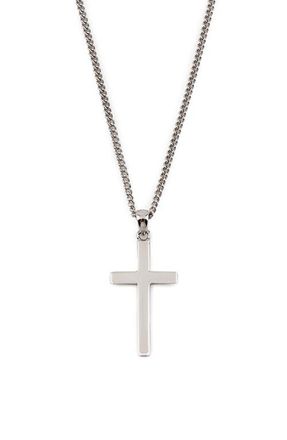 Serge DeNimes Cross Pendant Necklace in Silver at Nordstrom