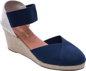 Andr&eacute; Assous Anouka Espadrille Wedge in Navy at Nordstrom Rack, Size 10