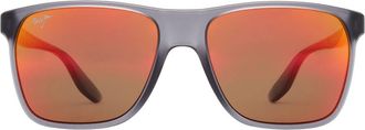 Maui Jim Pailolo Hawaii Lava Rectangular Sunglasses RM603-14 59