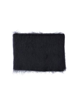 Maison Margiela Black Knit Mohair Scarf