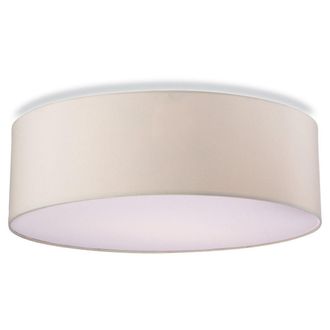 Netlighting Phoenix 2 Light Bathroom Flush Ceiling Light Cream IP54 E27