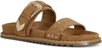 Azalea Wang Pallas Slide Sandal in Tan at Nordstrom, Size 7.5