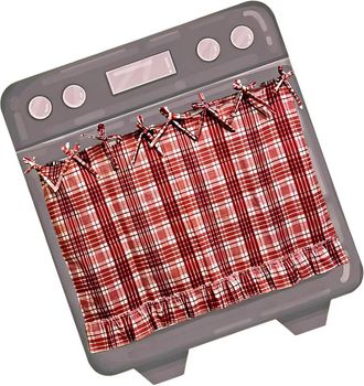 OEM Elegante Cortina Para Horno Hecha A Mano Que Ofrece Una-dos
