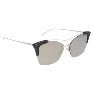 Prada Pre-owned Occhiali da sole in metallo - - Pre-owned - Donna - Grigio - ONE SIZE