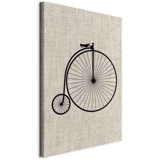 Artgeist Imagen - Bicicleta Vintage (de Una Pieza) Vertical
